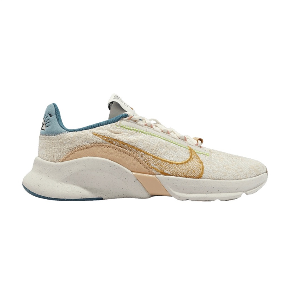Nike Wmns SuperRep Go 3 Flyknit Next Nature ‘Sub Club - White Sanded Gold’